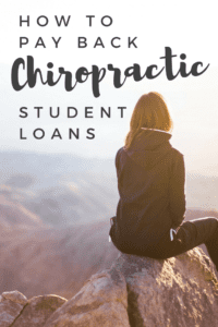 chiropractor student loans
