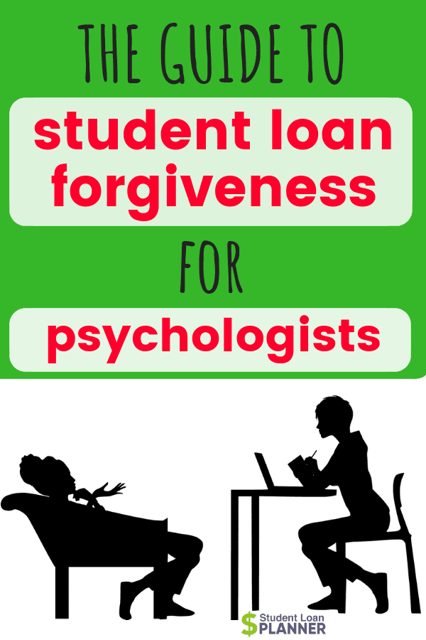adv for a guide about student loans for psychologists