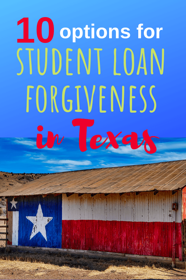 SLP ad for loan forgiveness in Texas