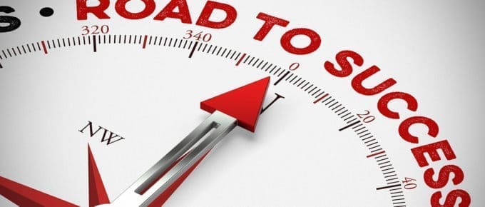 road-to-success-compass
