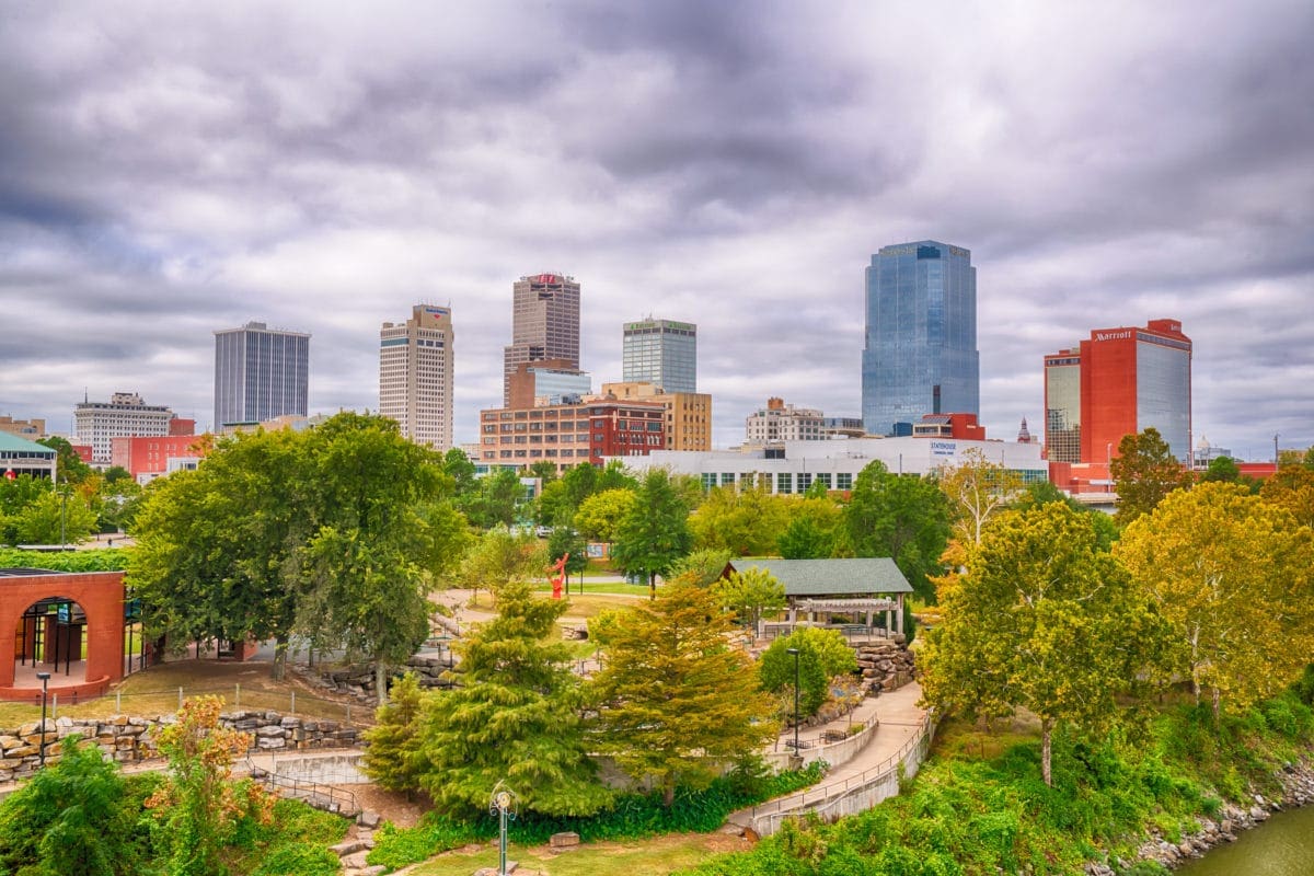 little-rock-arkansas-skyline