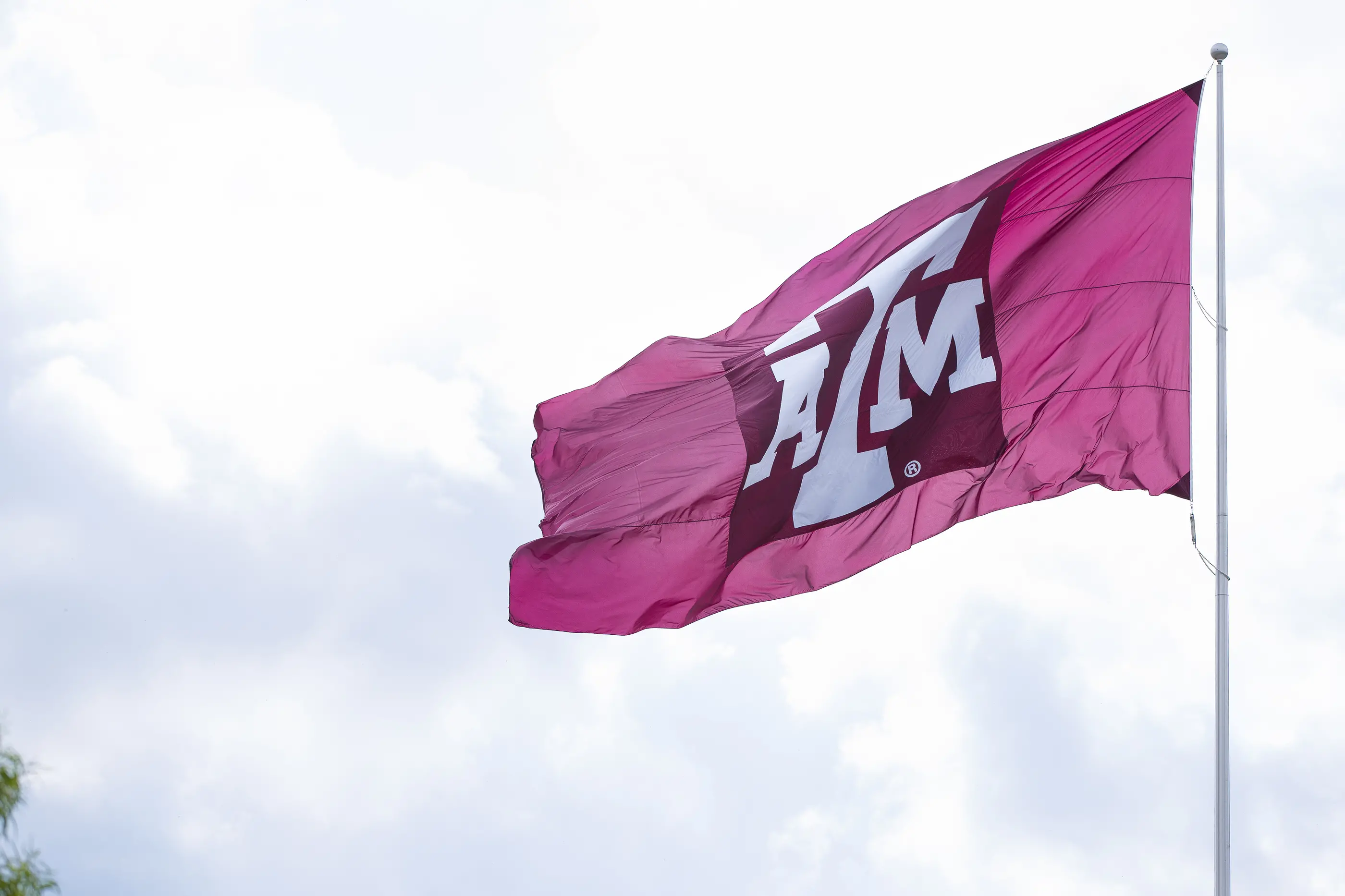 texas-a&m-university-flag-against-sky