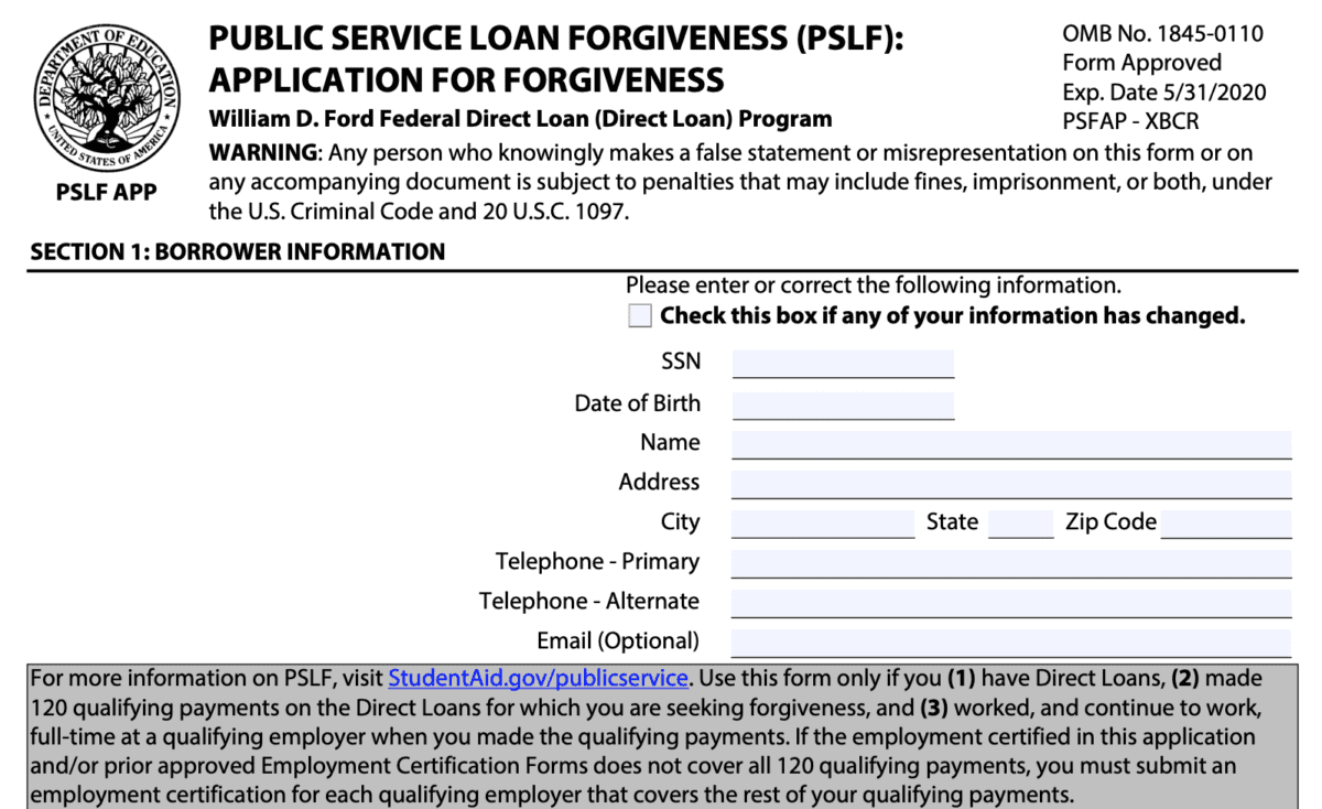 Student Loan Forgiveness Forms Student Loan Planner