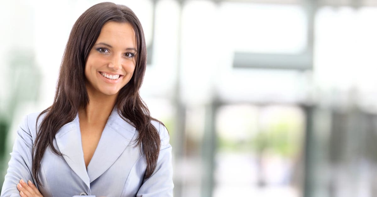 Woman Posing Smiling