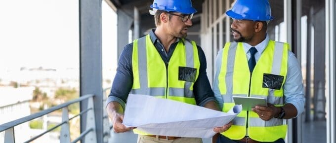Engineers in Construction Gear