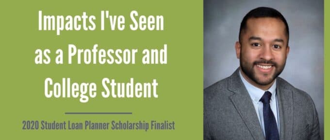 Impacts I've Seen as a Professor and College Student 2020 SLP Scholarship Finalist Muhammad Effendi