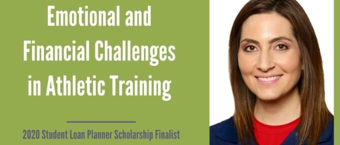Emotional and Financial Challenges in Athletic Training 2020 SLP Scholarship Finalist Sarah Cayton