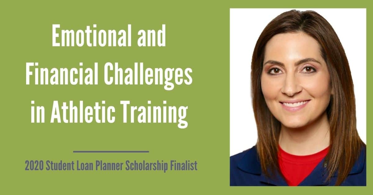 Emotional and Financial Challenges in Athletic Training 2020 SLP Scholarship Finalist Sarah Cayton