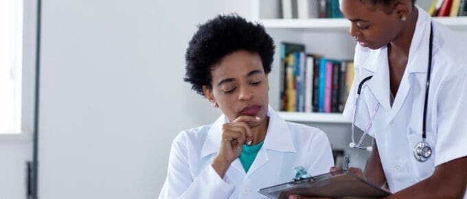 Two Medical Professionals Triaging