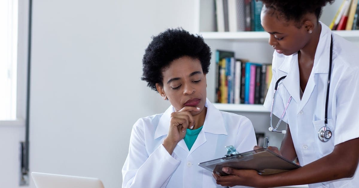 Two Medical Professionals Triaging