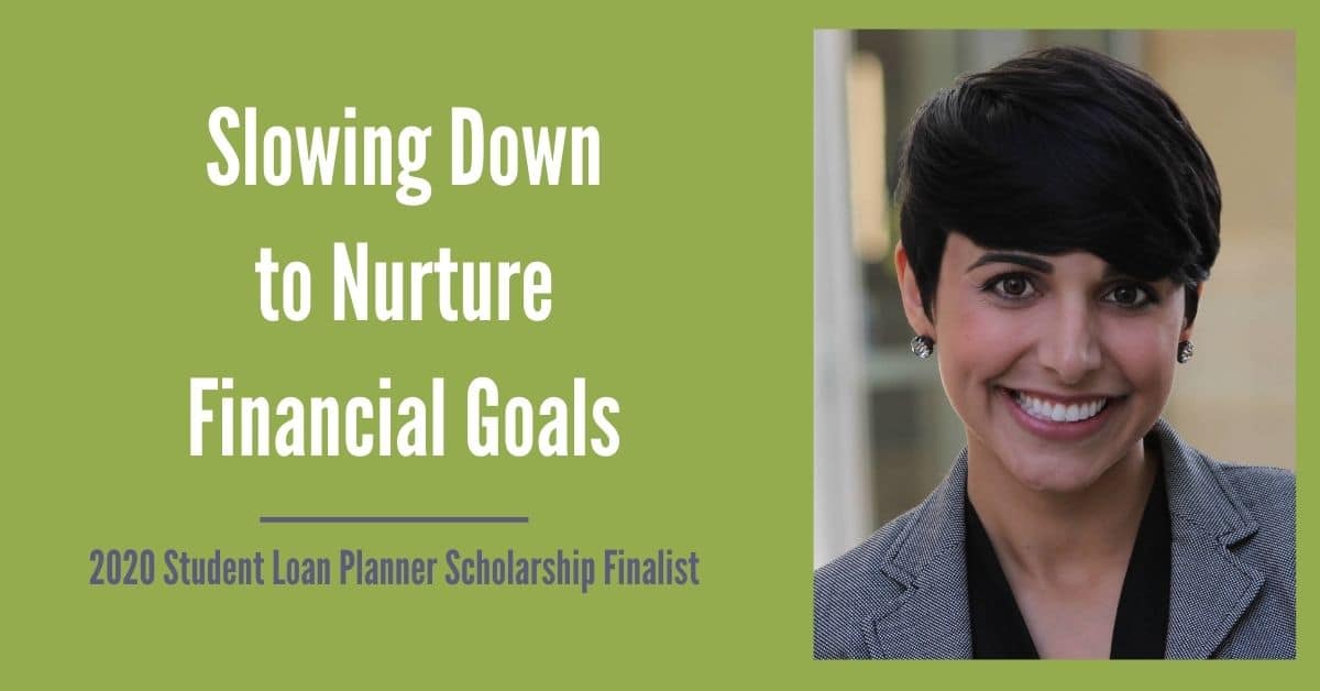 Slowing Down to Nurture Financial Goals 2020 SLP Scholarship Finalist Venus Liles