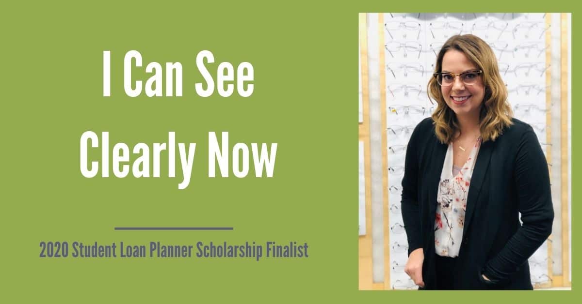 I Can See Clearly Now 2020 SLP Scholarship Finalist Whitney C.
