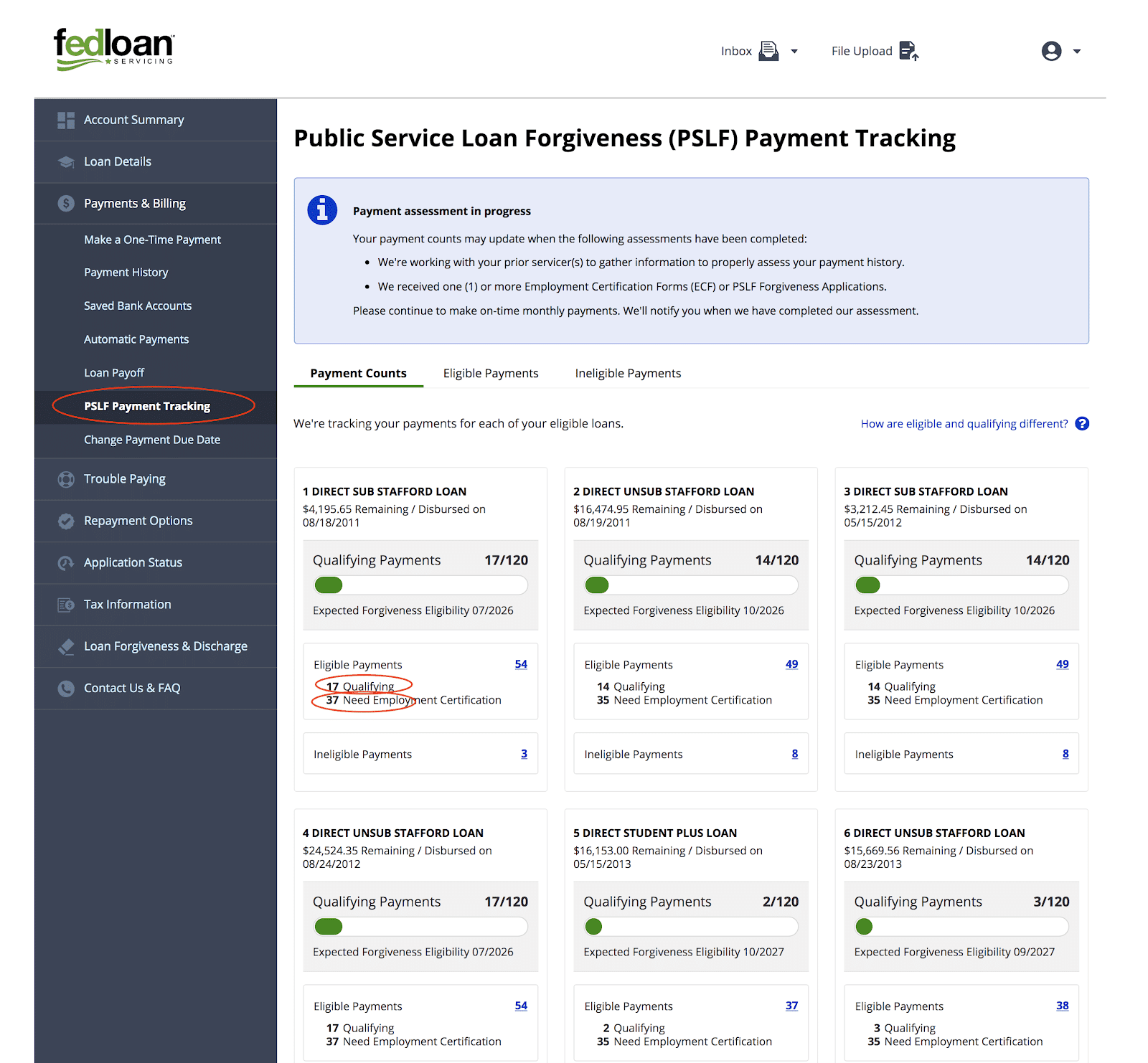 How to Track Qualifying PSLF Payments With Fedloan Student Loan Planner