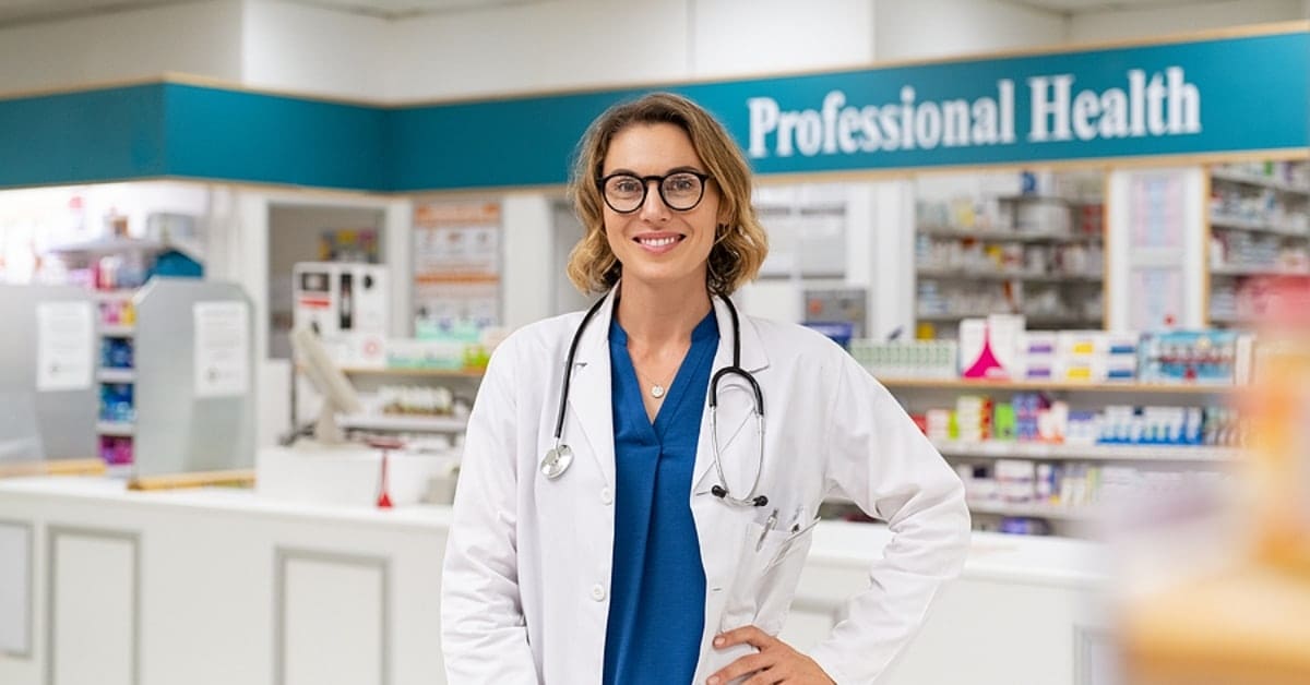 Female Doctor Smiling for Camera