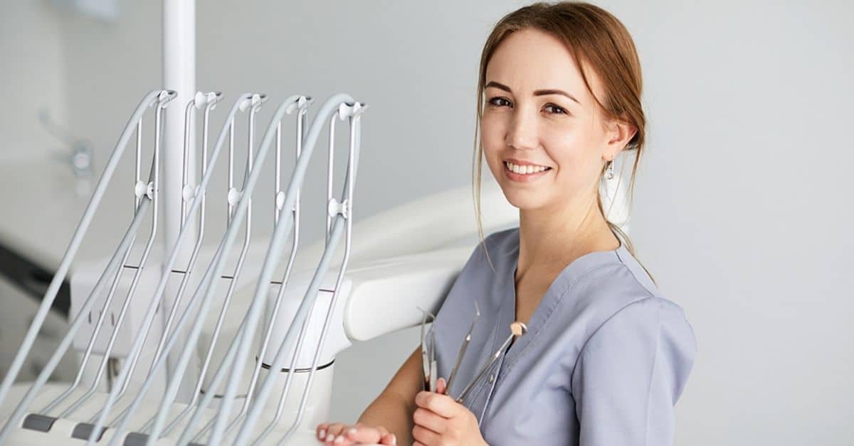 Medical Professional Woman Posing Smiling for Picture