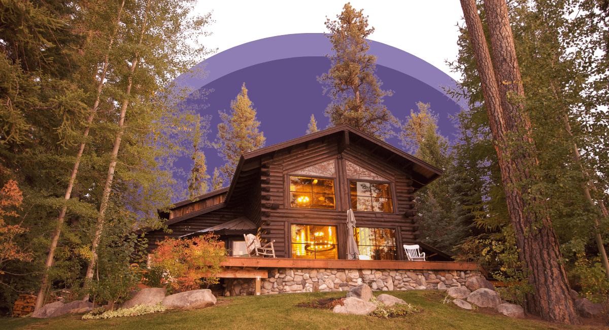 A cabin in the mountains
