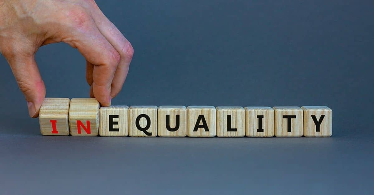 Wooden Cubes Spelling InEquality